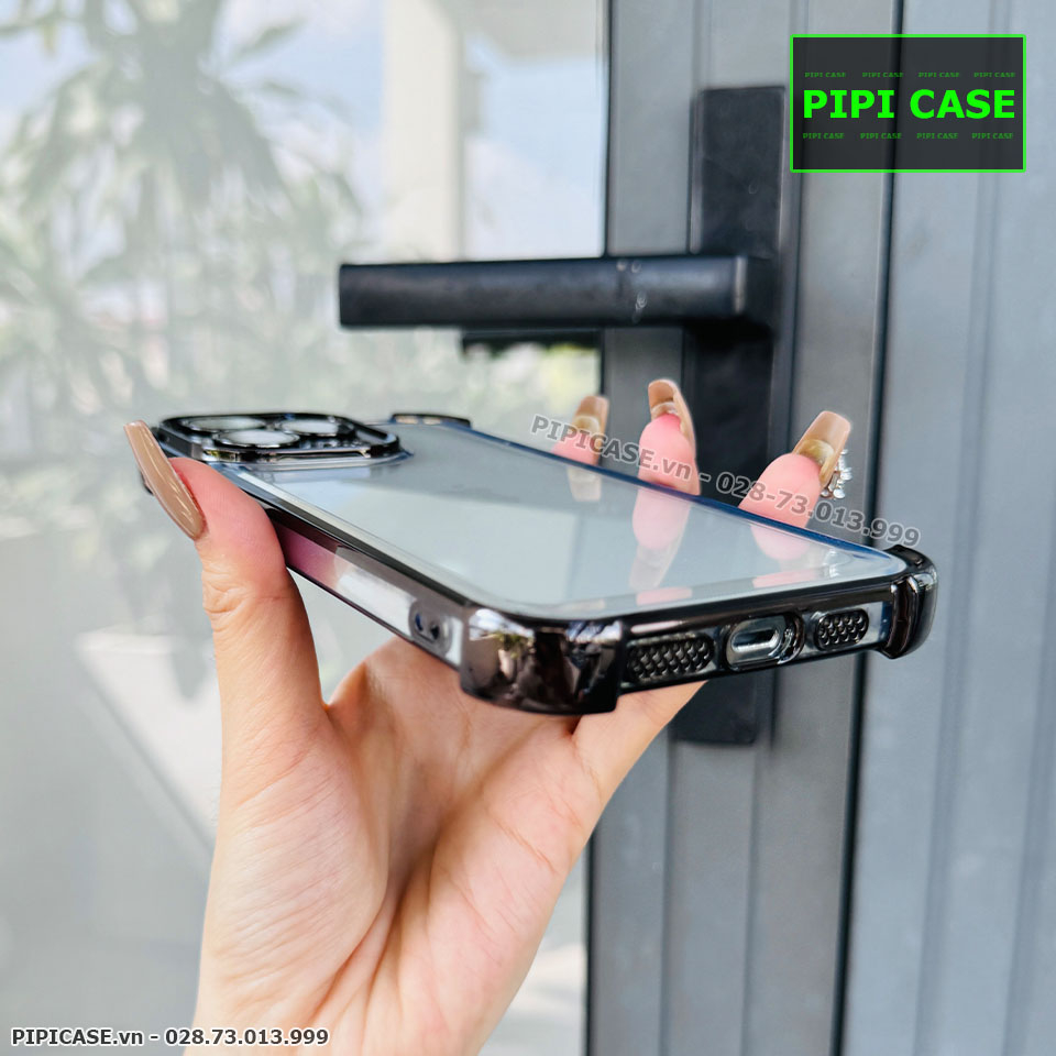 Ốp Lưng iPhone 15 Pro Max - Gu - Đen
