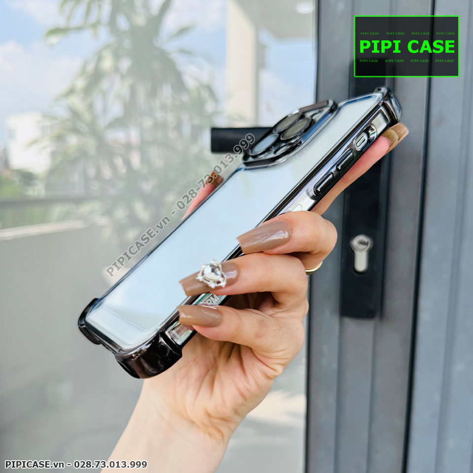 Ốp Lưng iPhone 15 Pro Max - Gu - Đen