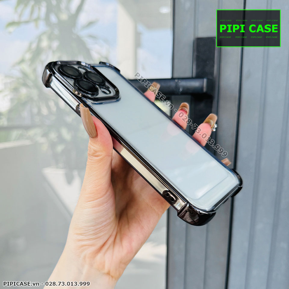 Ốp Lưng iPhone 15 Pro Max - Gu - Đen