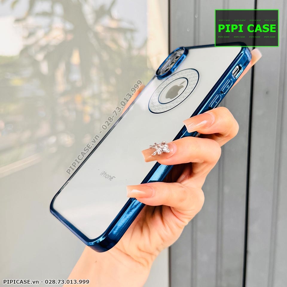 Ốp Lưng iPhone X / XS - Gemma - Xanh Nhạt