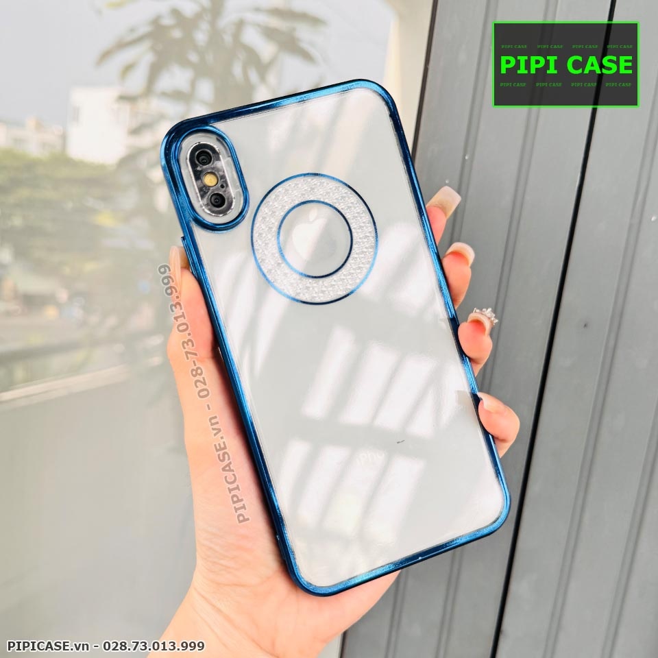 Ốp Lưng iPhone X / XS - Gemma - Xanh Nhạt