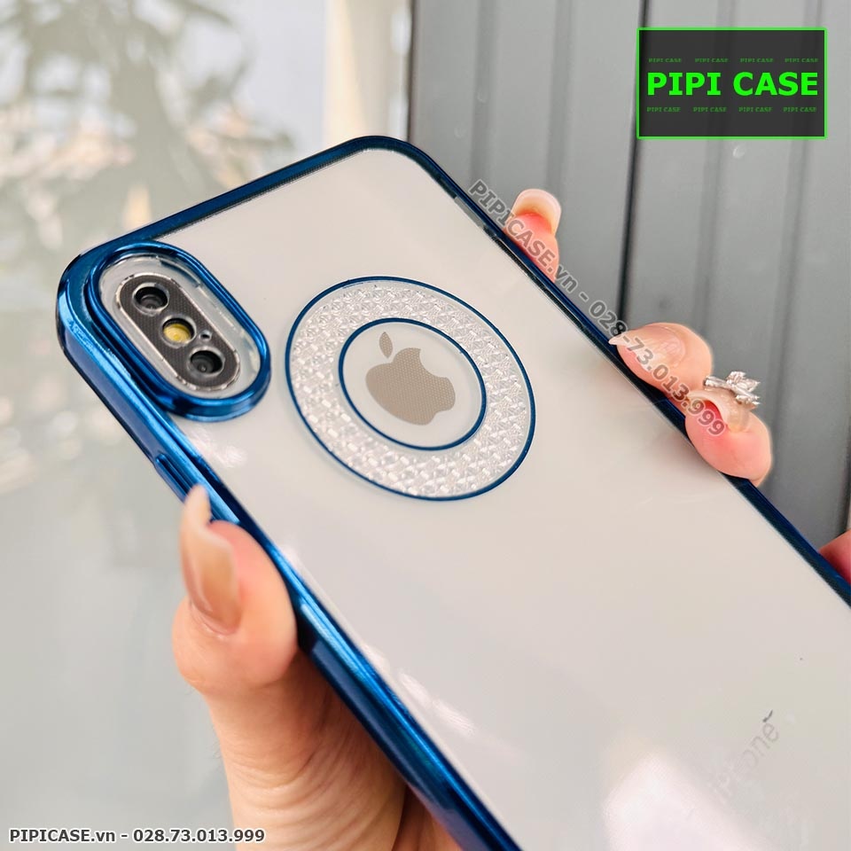Ốp Lưng iPhone X / XS - Gemma - Xanh Nhạt