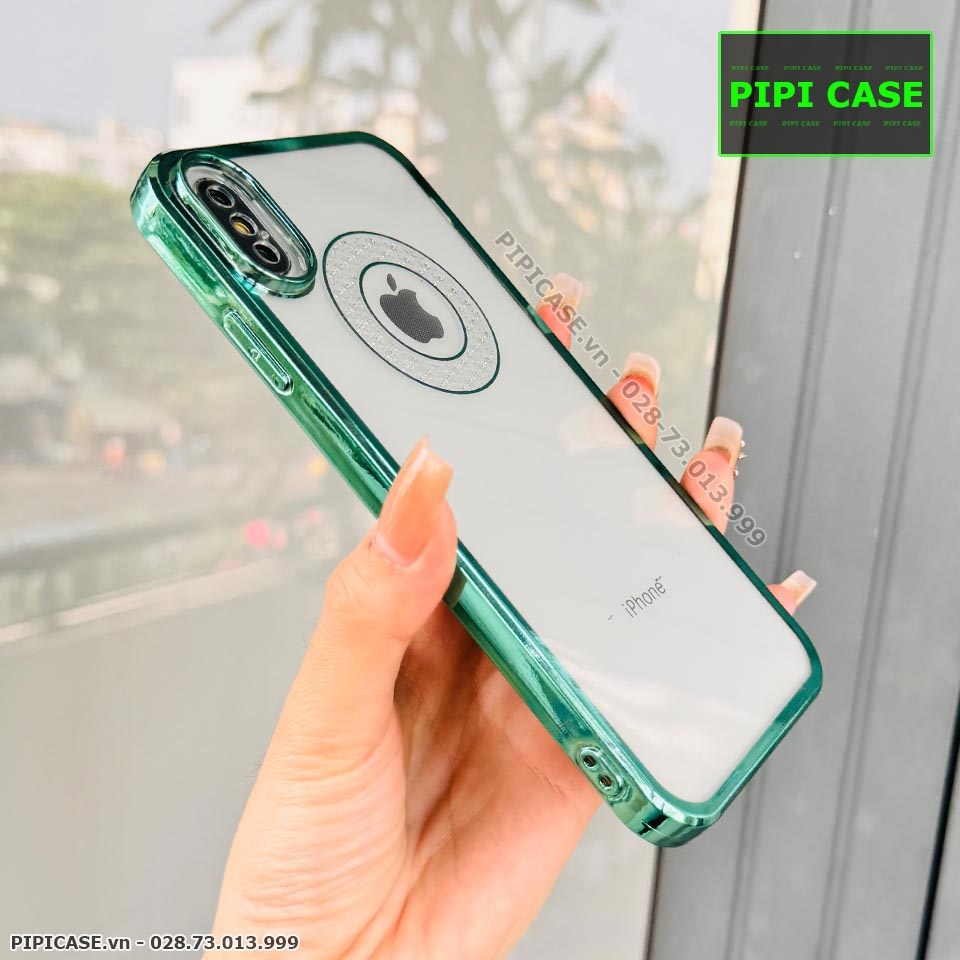 Ốp Lưng iPhone X / XS - Gemma - Xanh Mint