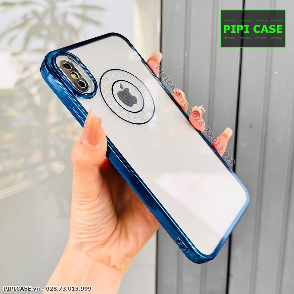 Ốp Lưng iPhone X / XS - Gemma - Xanh Nhạt