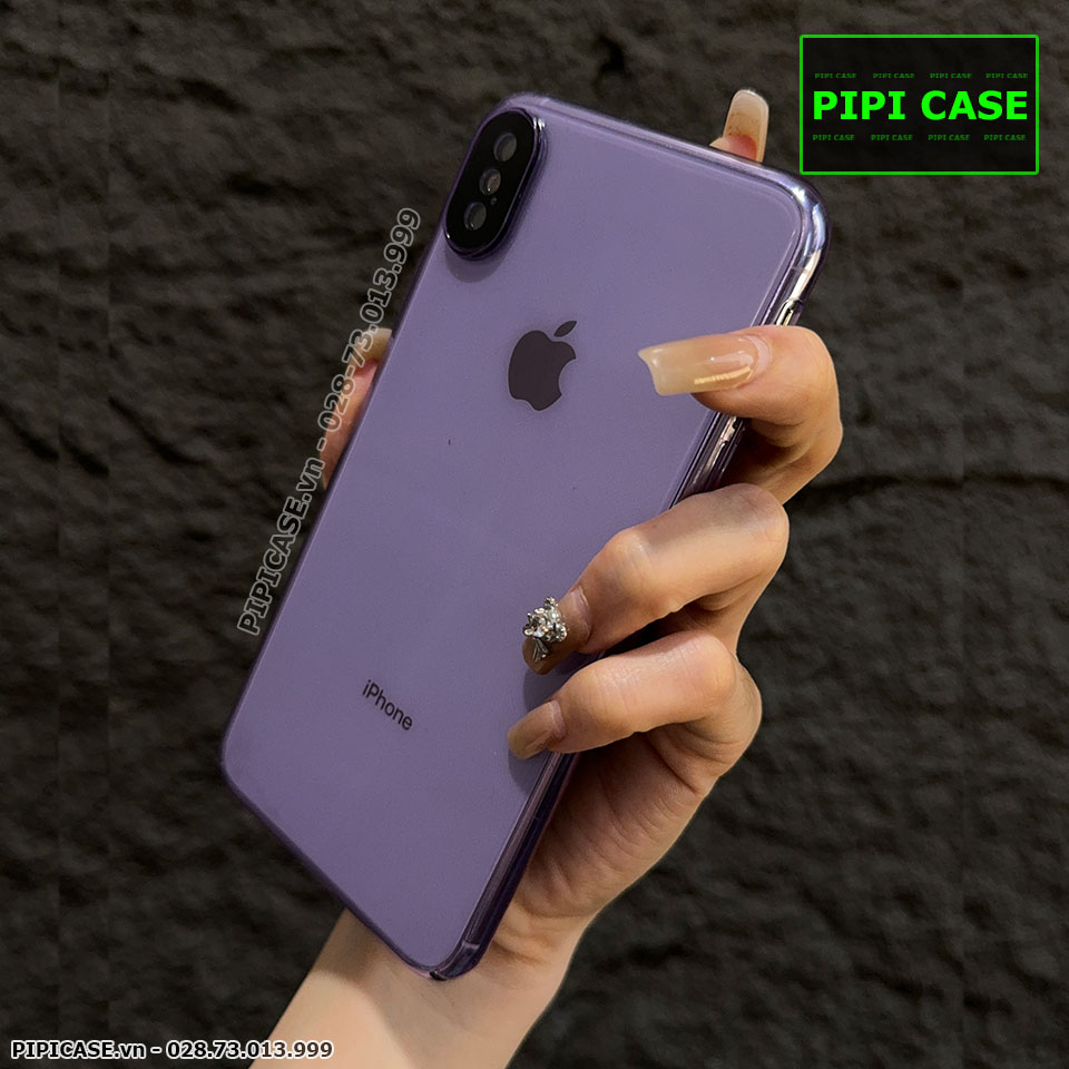 Ốp Lưng iPhone XS Max - Ping - Tím