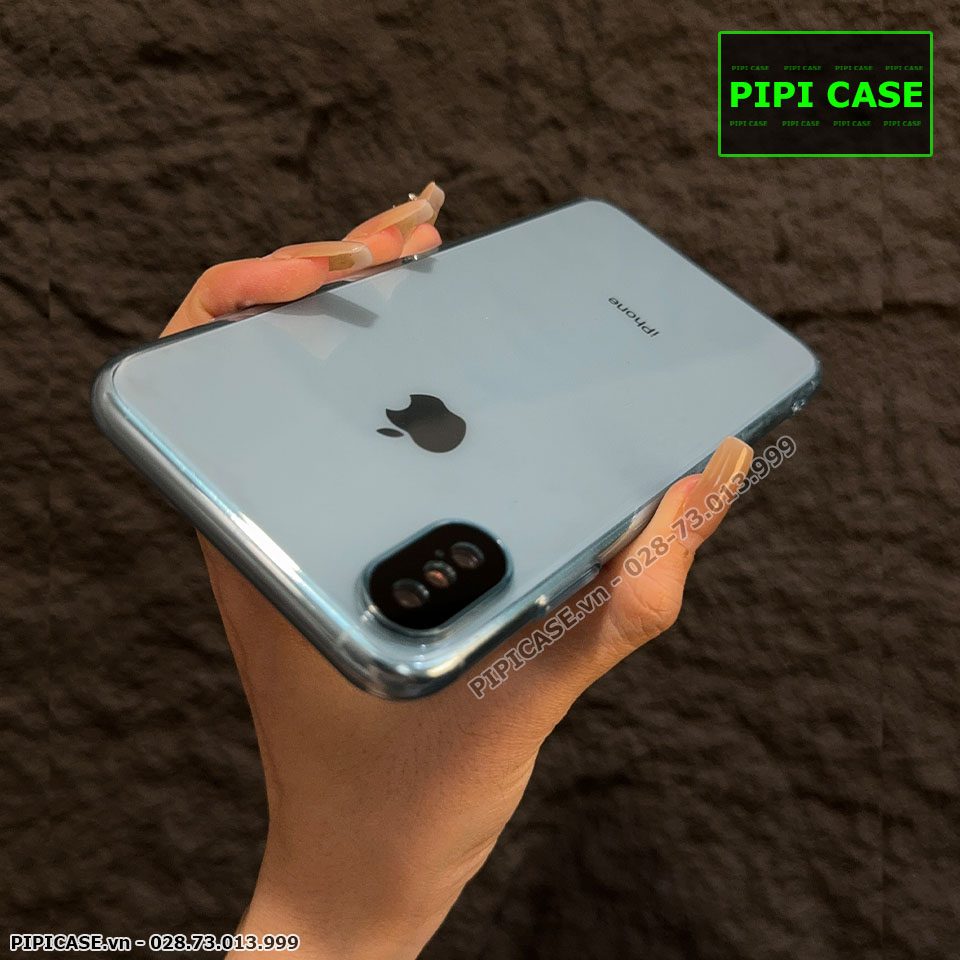 Ốp Lưng iPhone X / XS - Ping - Xanh