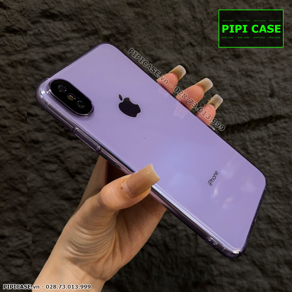 Ốp Lưng iPhone XS Max - Ping - Tím