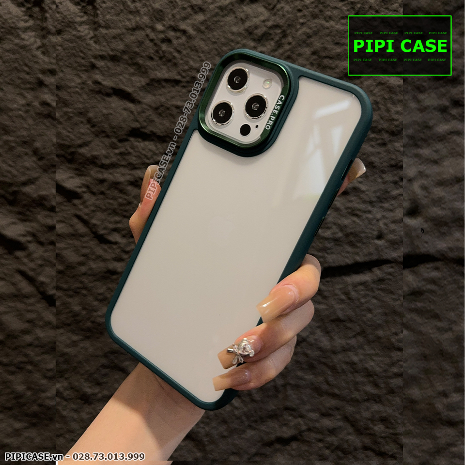Ốp Lưng iPhone 12 Pro Max - Good - Xanh Rêu