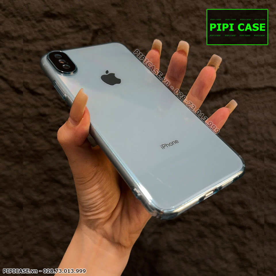 Ốp Lưng iPhone X / XS - Ping - Xanh