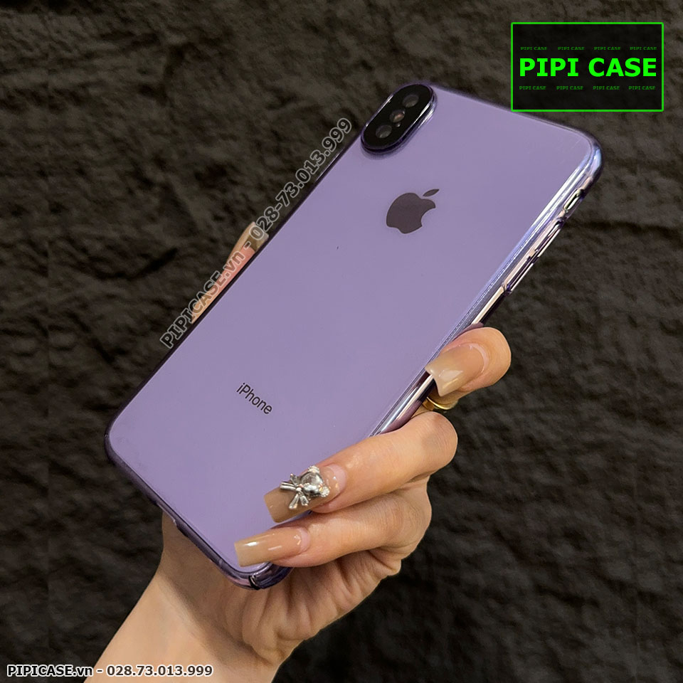 Ốp Lưng iPhone XS Max - Ping - Tím