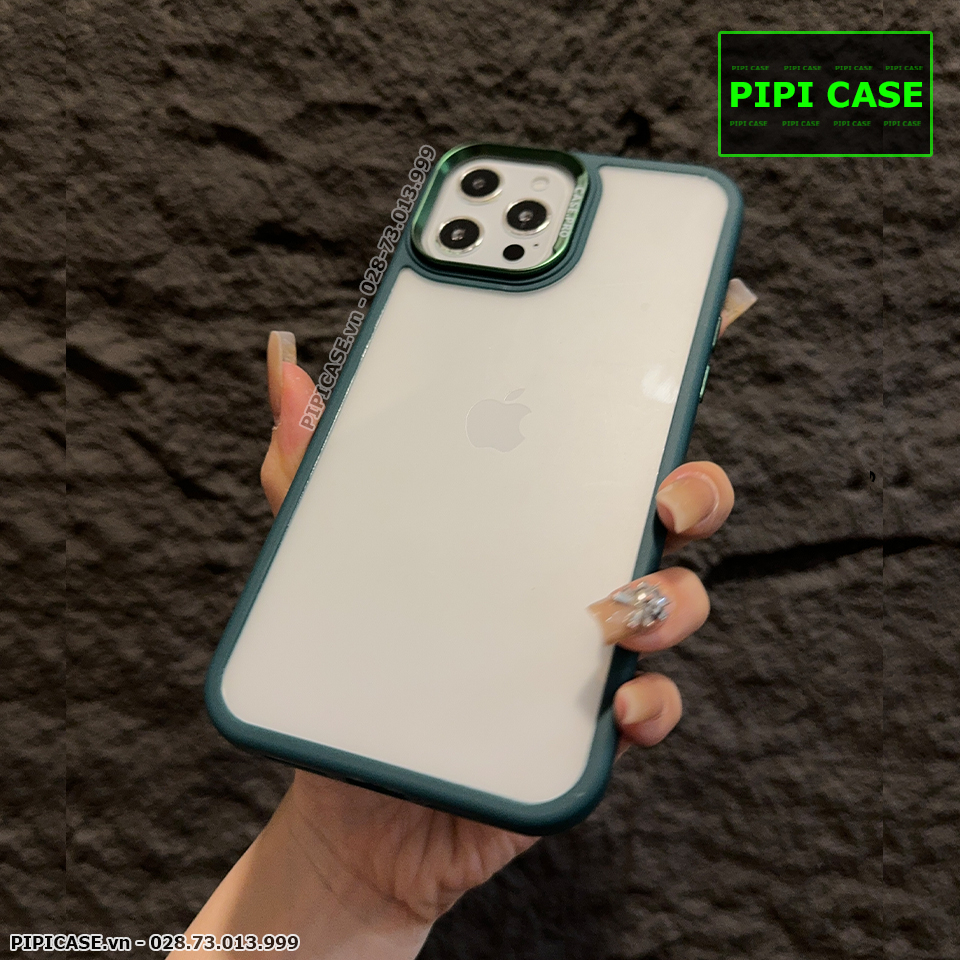 Ốp Lưng iPhone 12 Pro Max - Good - Xanh Rêu