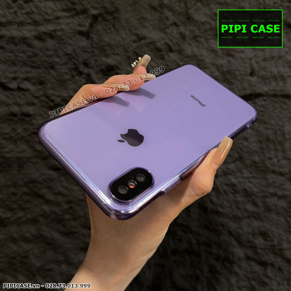 Ốp Lưng iPhone X / XS - Ping - Tím