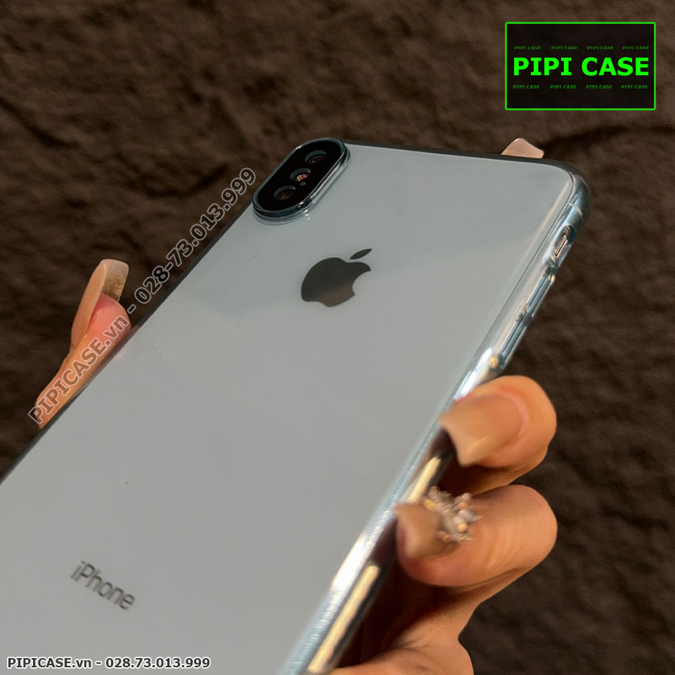 Ốp Lưng iPhone X / XS - Ping - Xanh