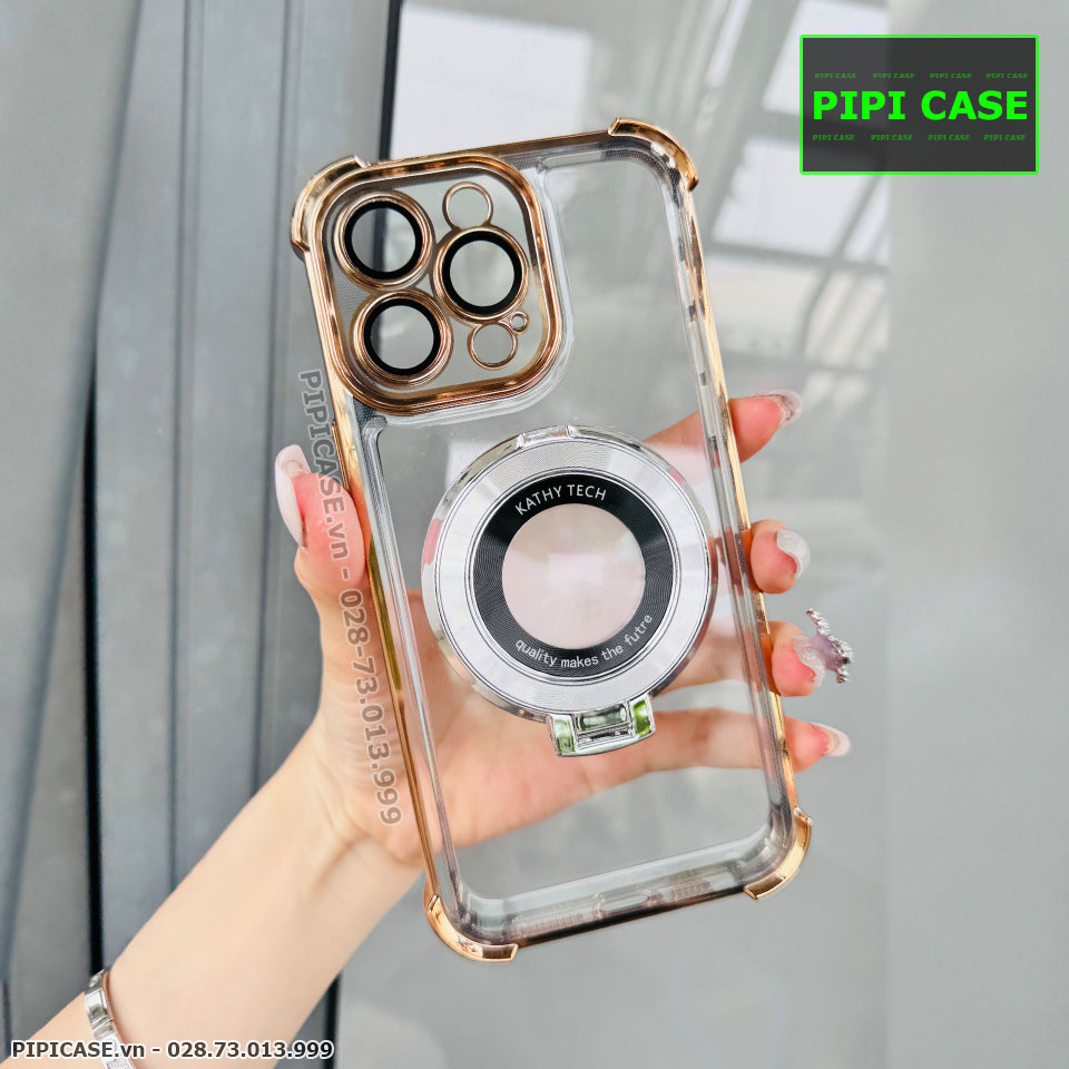 Ốp Lưng iPhone 15 Pro - Ven - Vàng