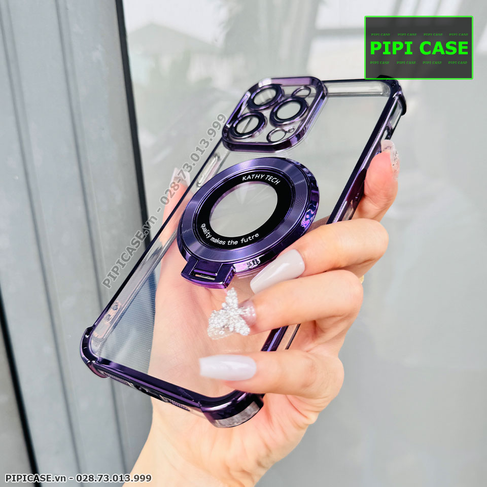 Ốp Lưng iPhone 15 Pro Max - Ven - Tím