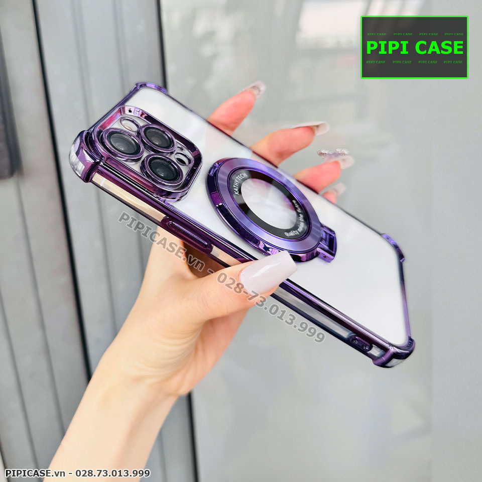 Ốp Lưng iPhone 15 Pro Max - Ven - Tím