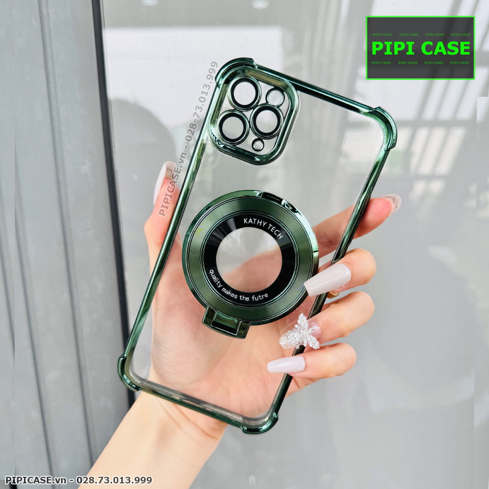 Ốp Lưng iPhone 11 Pro - Ven - Xanh lá
