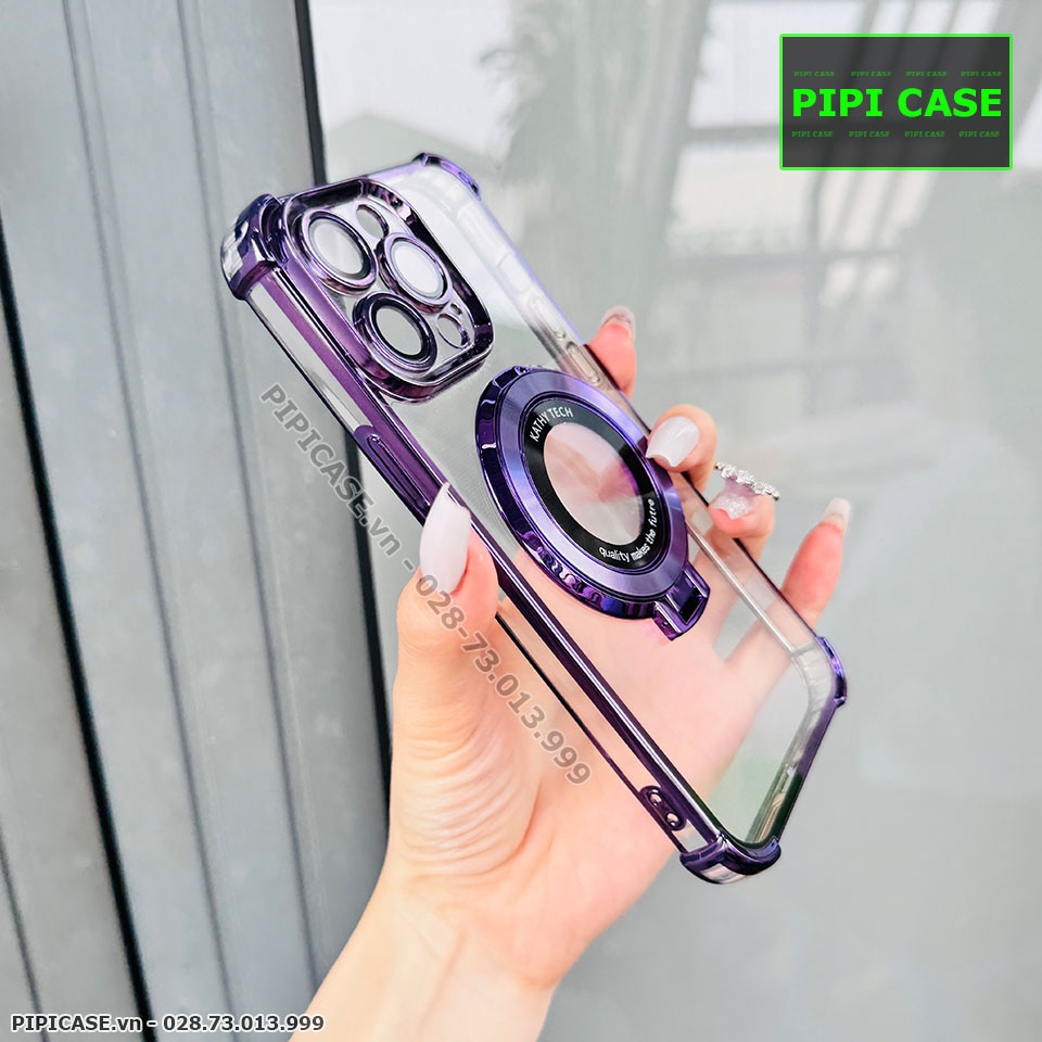 Ốp Lưng iPhone 15 Pro Max - Ven - Tím