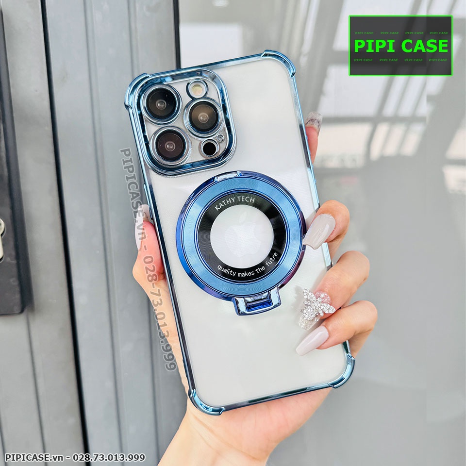 Ốp Lưng iPhone 14 Pro - Ven - Xanh Nhạt