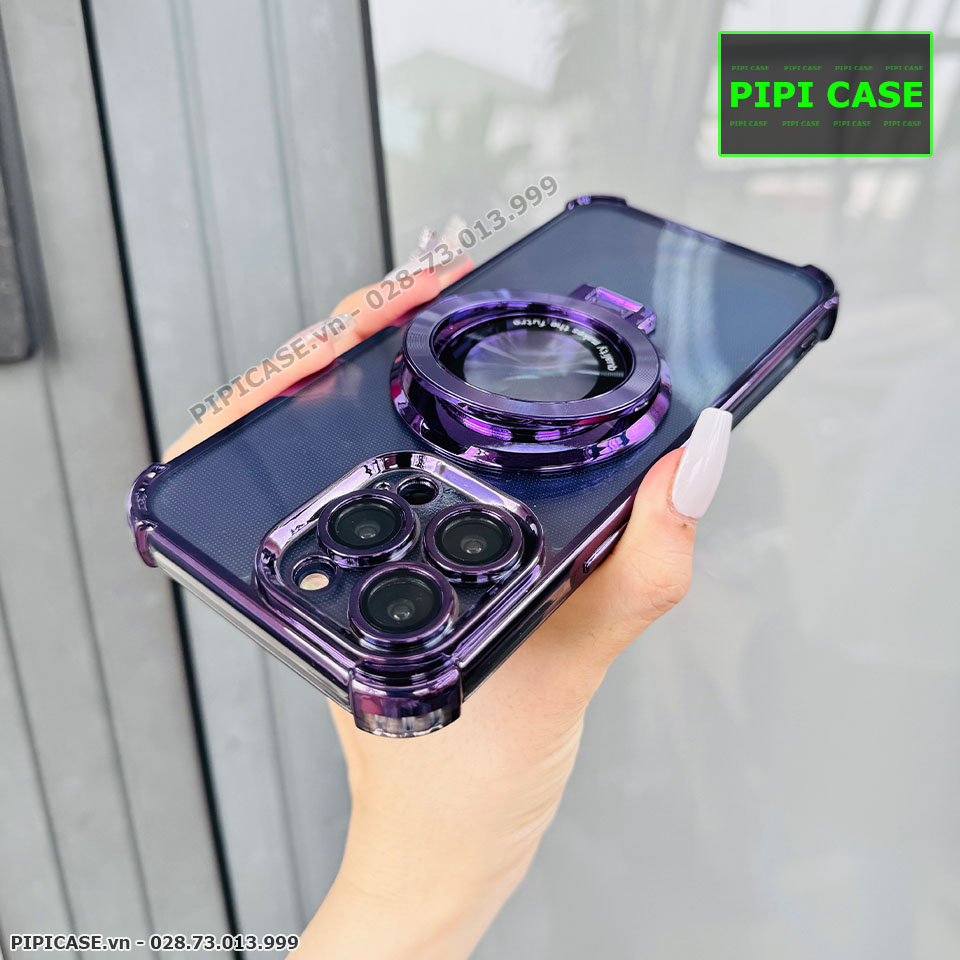 Ốp Lưng iPhone 15 Pro Max - Ven - Tím