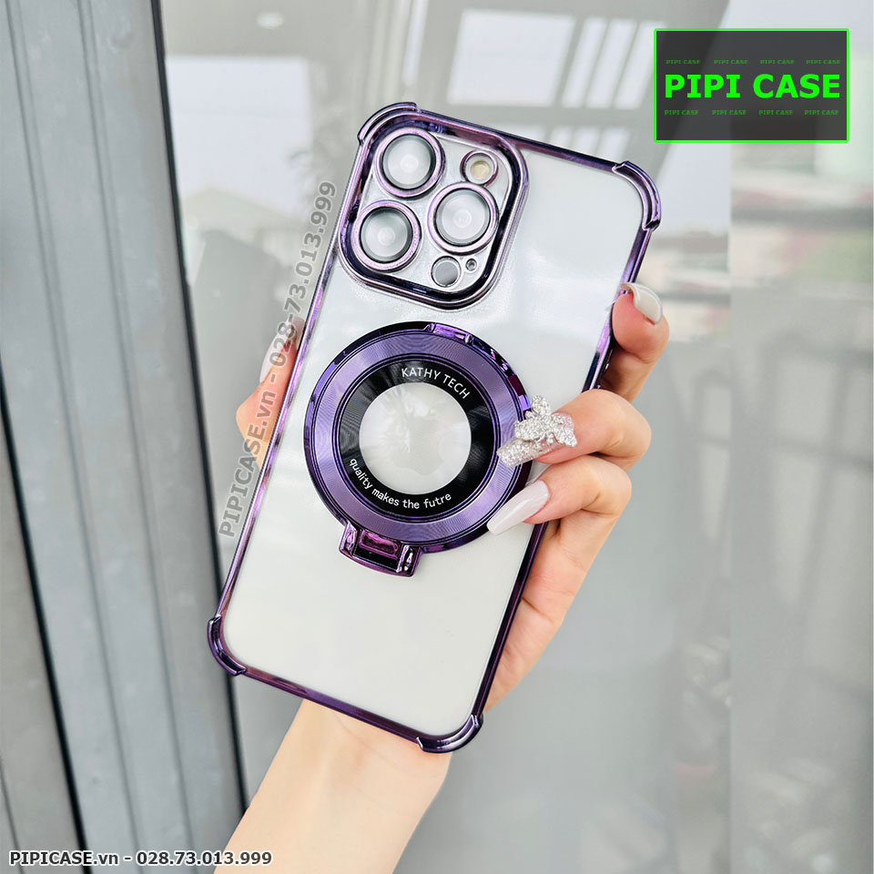 Ốp Lưng iPhone 15 Pro Max - Ven - Tím