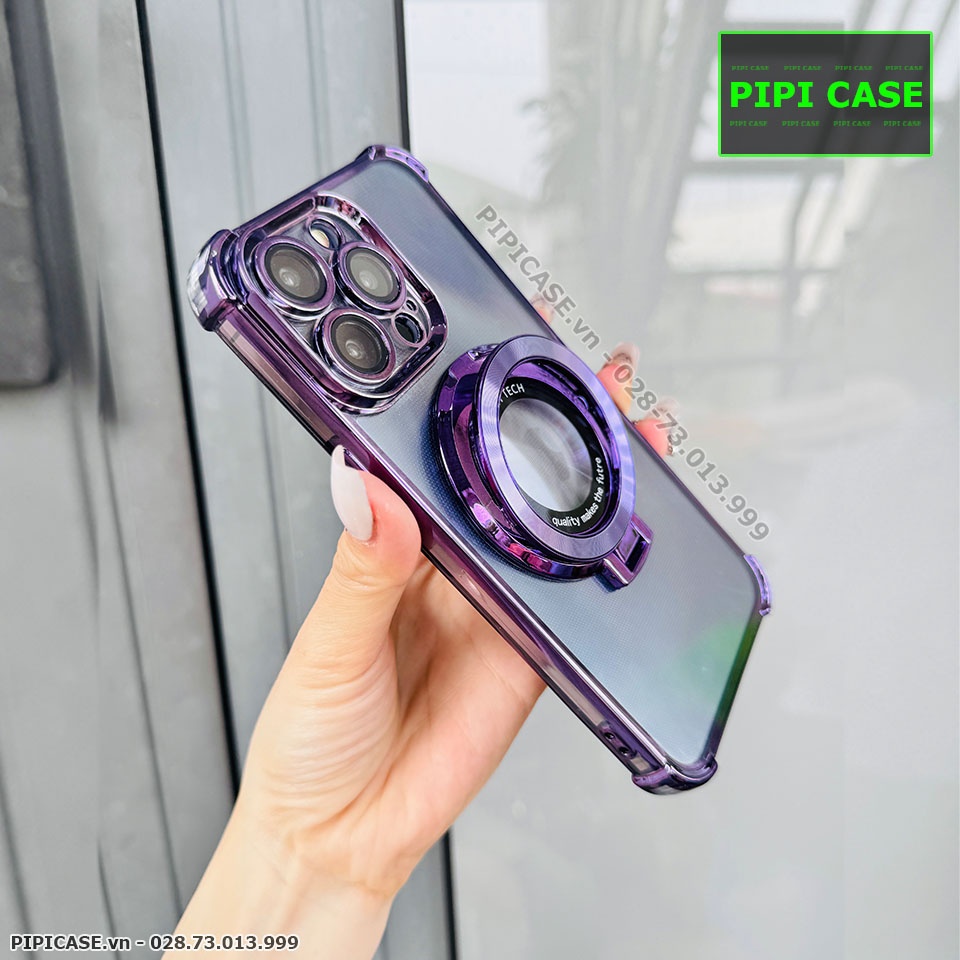 Ốp Lưng iPhone 15 Pro Max - Ven - Tím