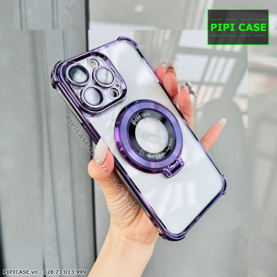 Ốp Lưng iPhone 15 Pro Max - Ven - Tím