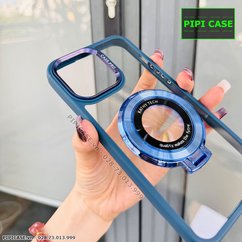 Ốp Lưng iPhone 14 Pro Max - Roi - Xanh Nhạt