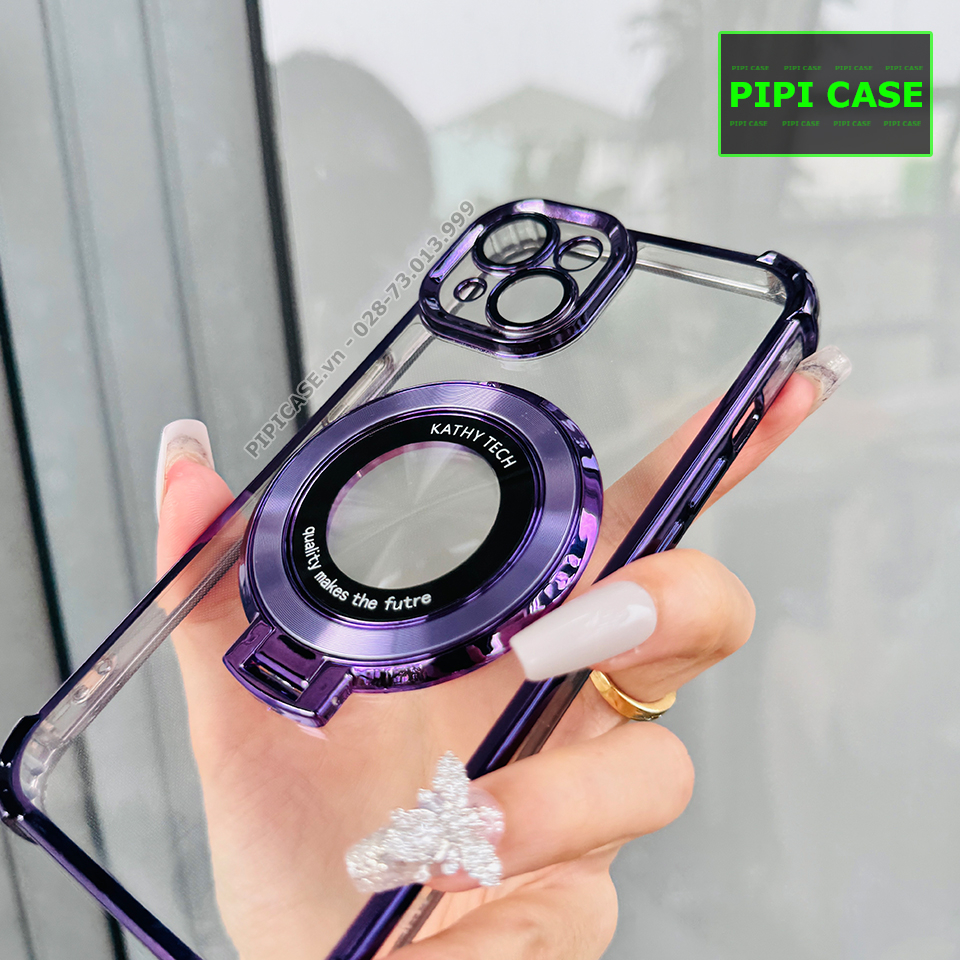 Ốp Lưng iPhone 15 - Ven - Tím
