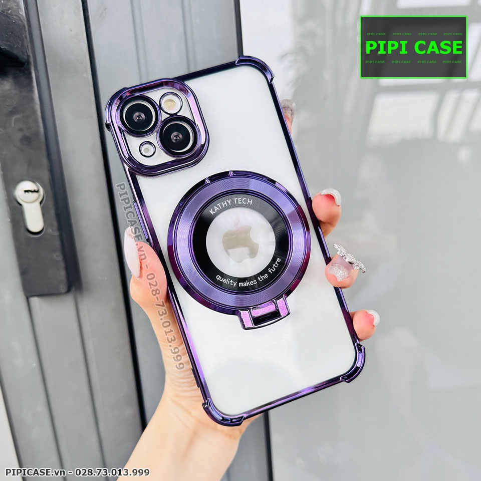 Ốp Lưng iPhone 15 - Ven - Tím