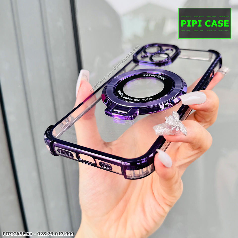 Ốp Lưng iPhone 15 - Ven - Tím