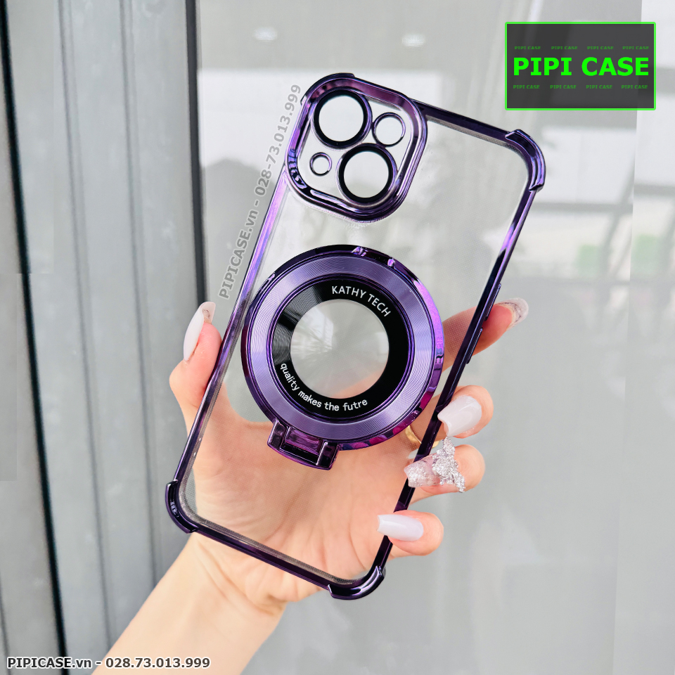 Ốp Lưng iPhone 15 - Ven - Tím