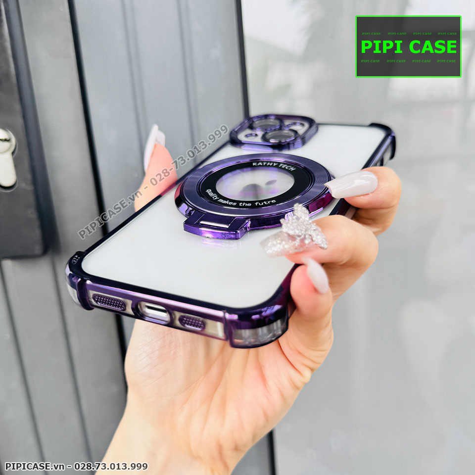 Ốp Lưng iPhone 15 - Ven - Tím