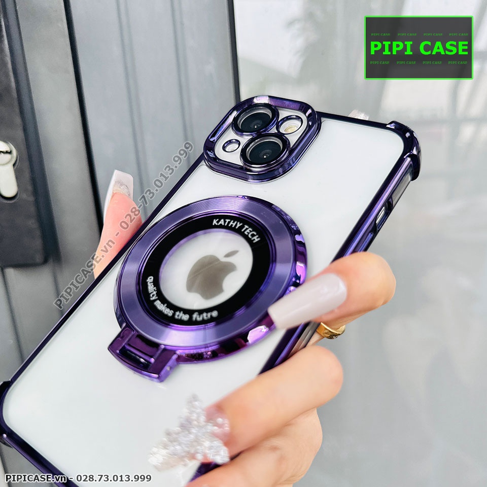 Ốp Lưng iPhone 15 - Ven - Tím