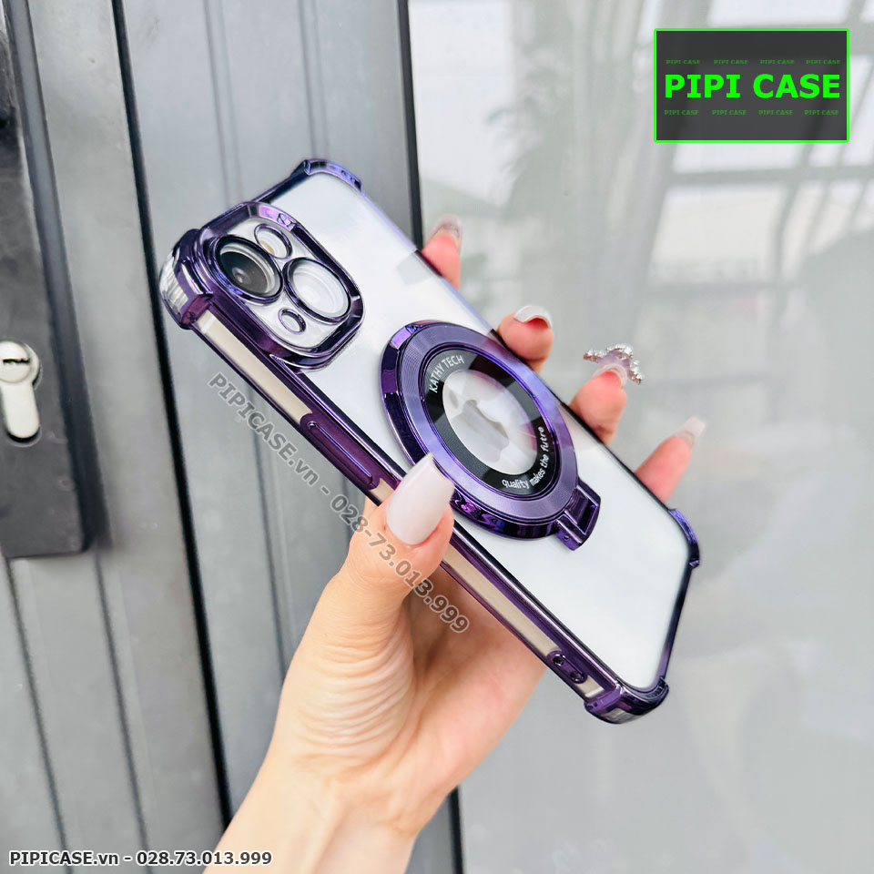 Ốp Lưng iPhone 15 - Ven - Tím