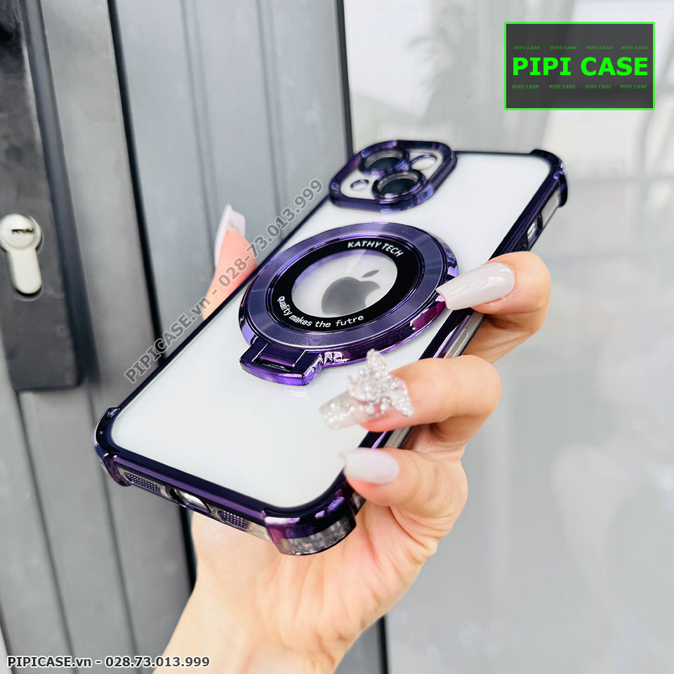Ốp Lưng iPhone 15 - Ven - Tím