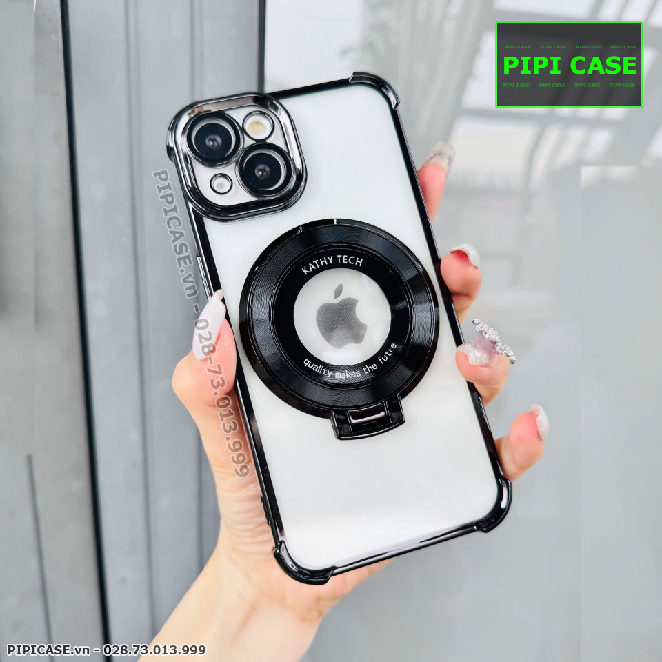 Ốp Lưng iPhone 15 - Ven - Đen