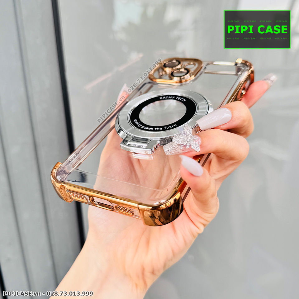 Ốp Lưng iPhone 15 - Ven - Vàng