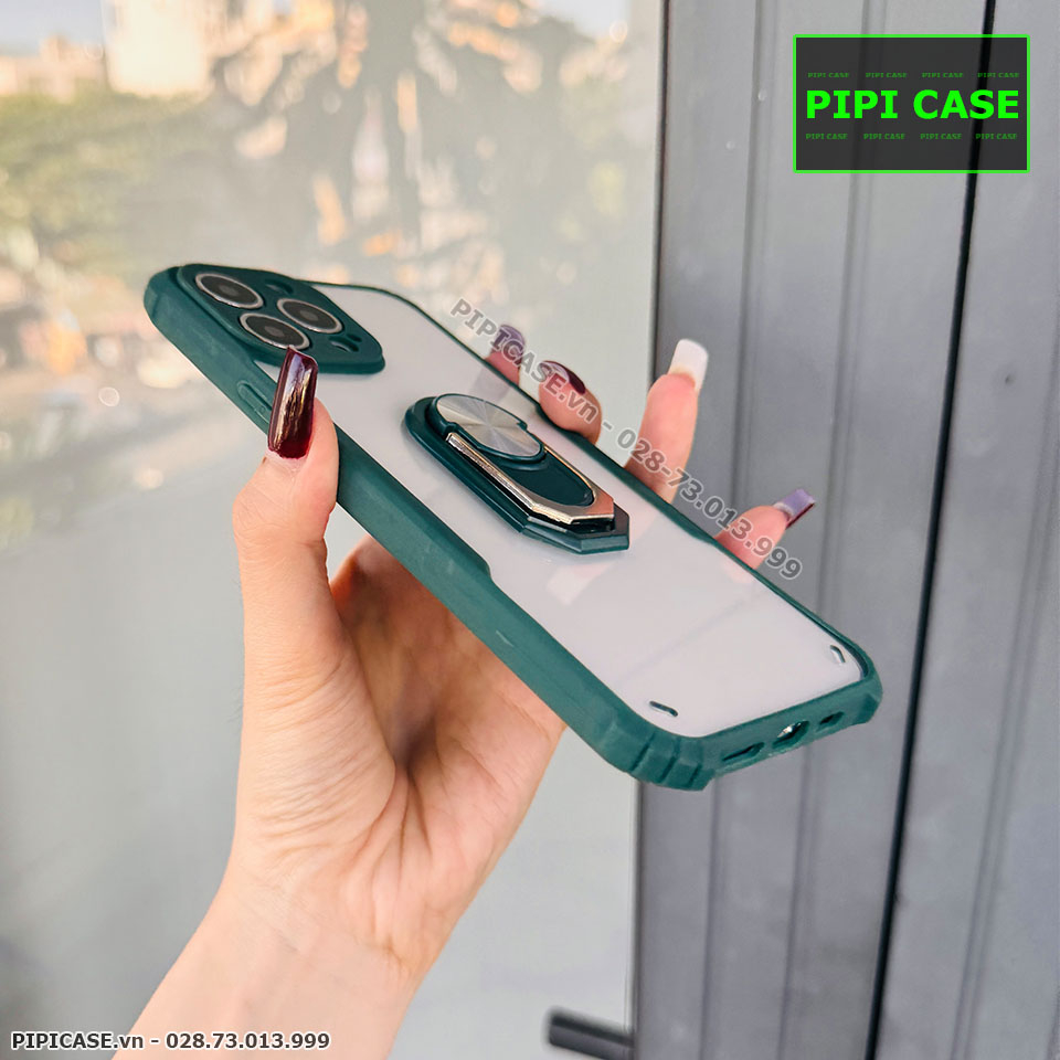 Ốp Lưng iPhone 13 Pro Max - Pin - Xanh Rêu