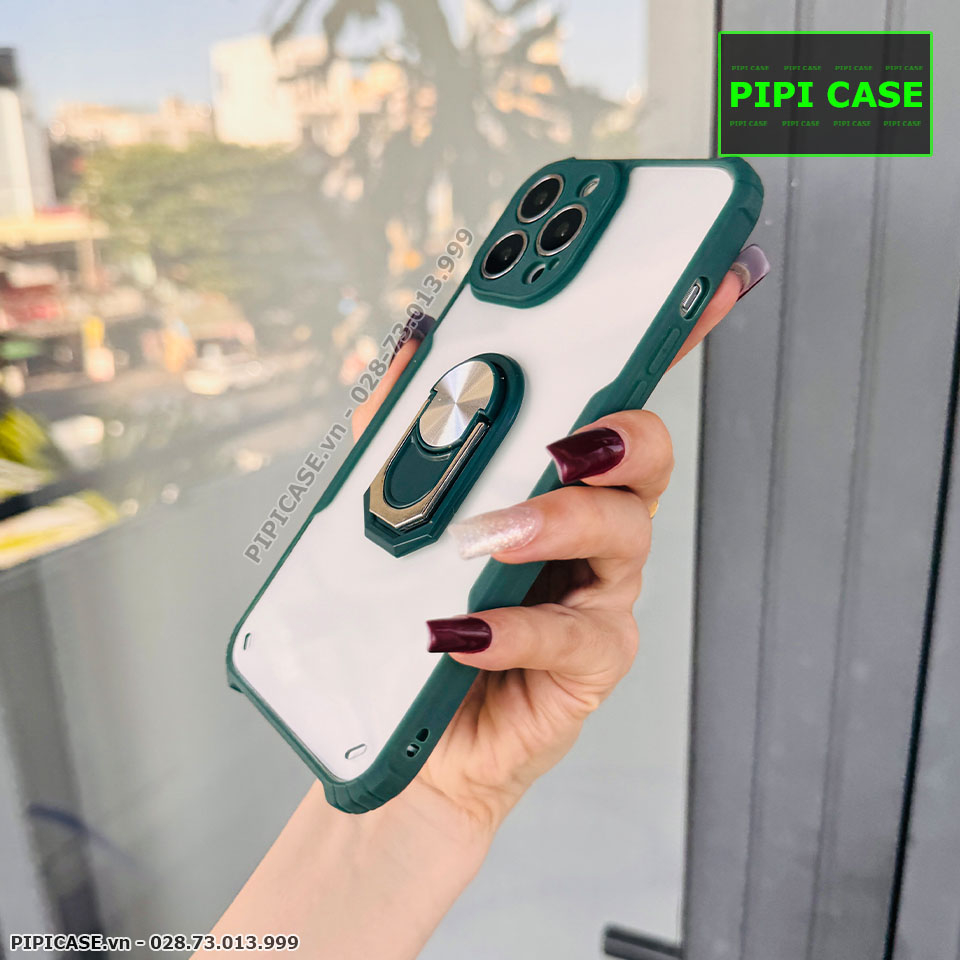 Ốp Lưng iPhone 13 Pro Max - Pin - Xanh Rêu