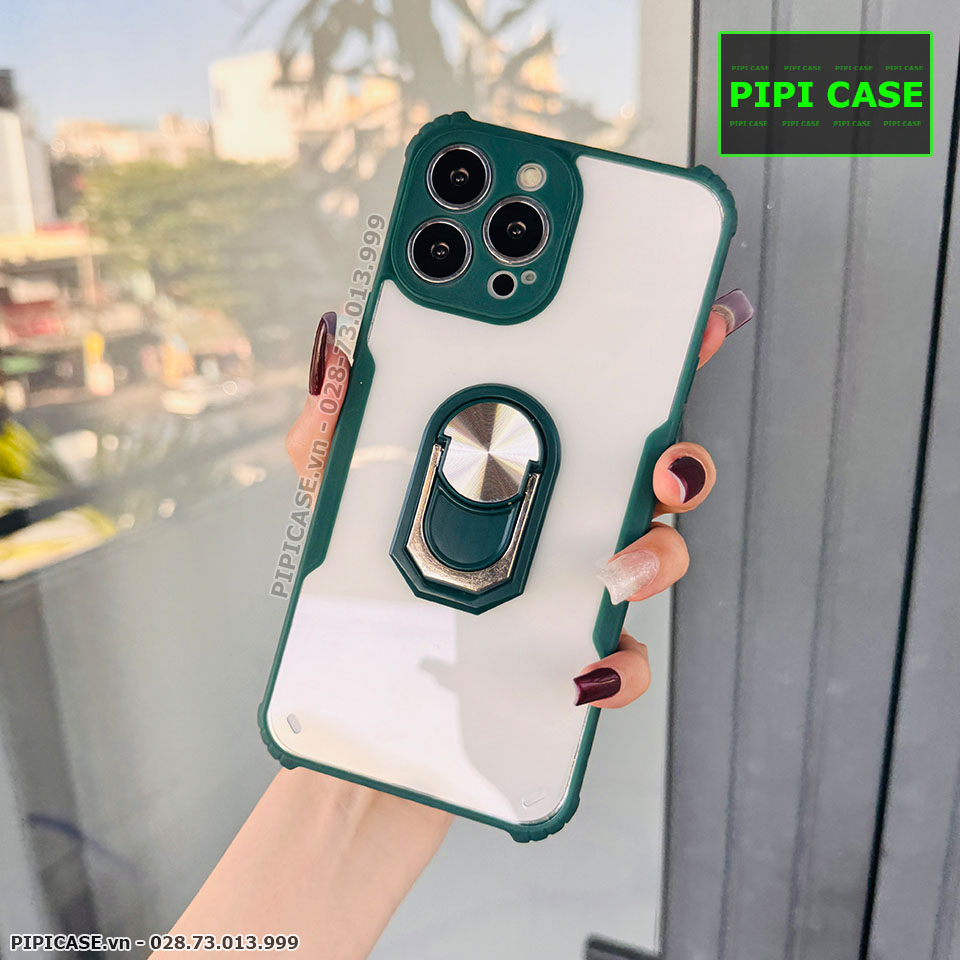 Ốp Lưng iPhone 13 Pro Max - Pin - Xanh Rêu