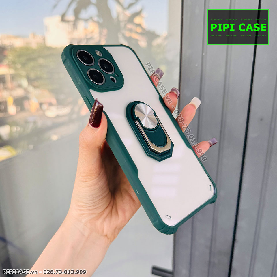 Ốp Lưng iPhone 13 Pro Max - Pin - Xanh Rêu