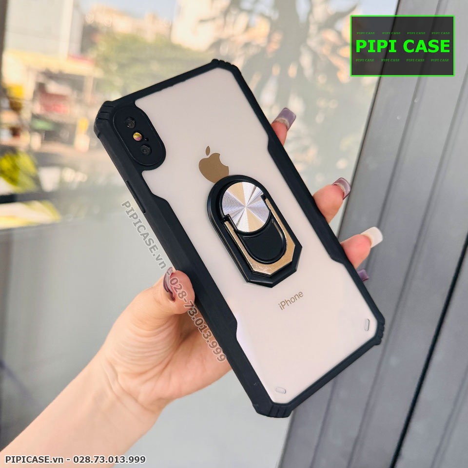 Ốp Lưng iPhone XS Max - Pin - Đen