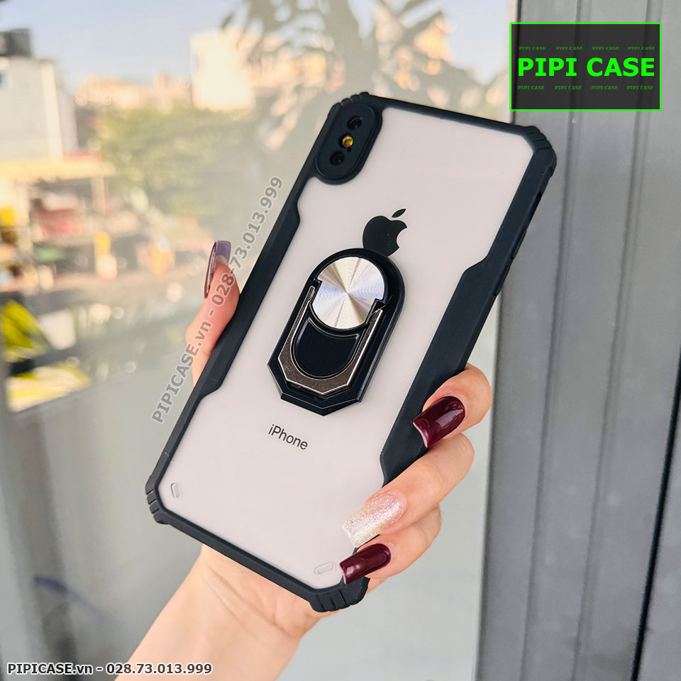 Ốp Lưng iPhone XS Max - Pin - Đen