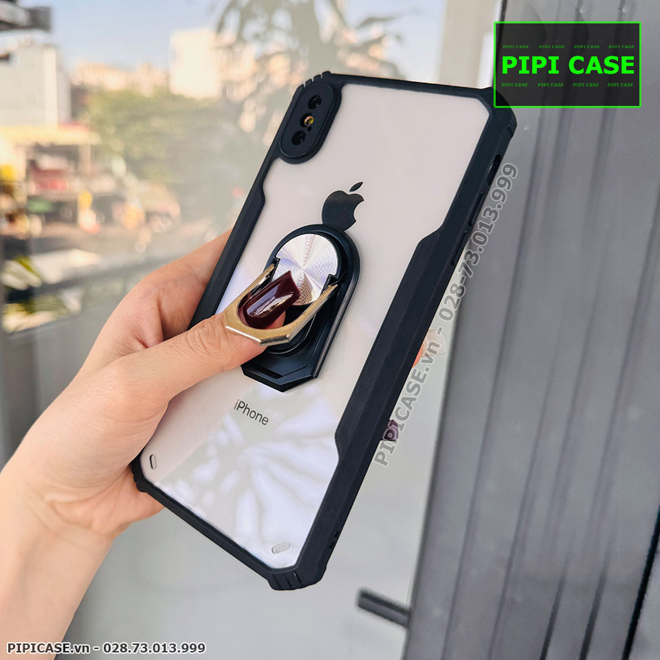 Ốp Lưng iPhone XS Max - Pin - Đen