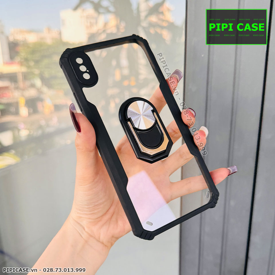 Ốp Lưng iPhone XS Max - Pin - Đen