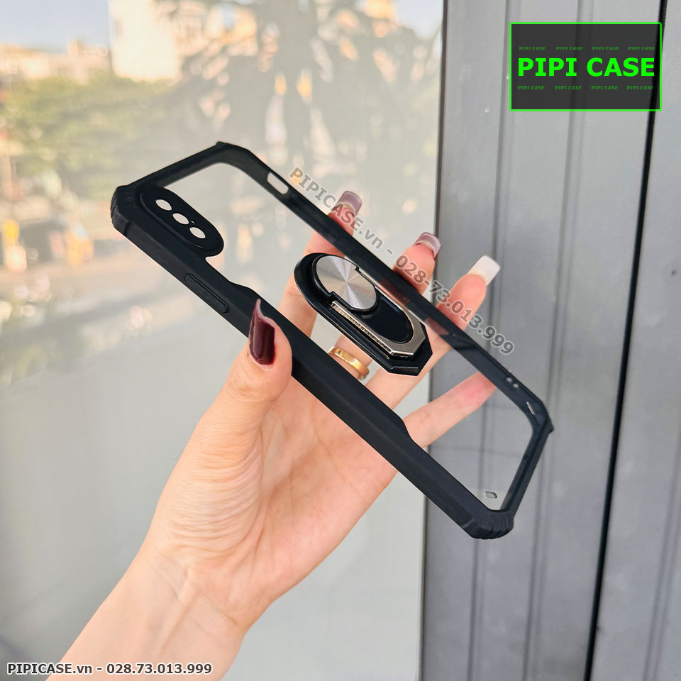 Ốp Lưng iPhone XS Max - Pin - Đen