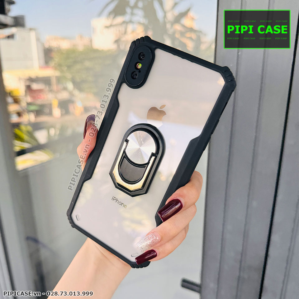 Ốp Lưng iPhone XS Max - Pin - Đen