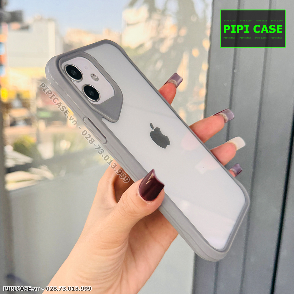 Ốp Lưng iPhone 12 - Gon - Xám