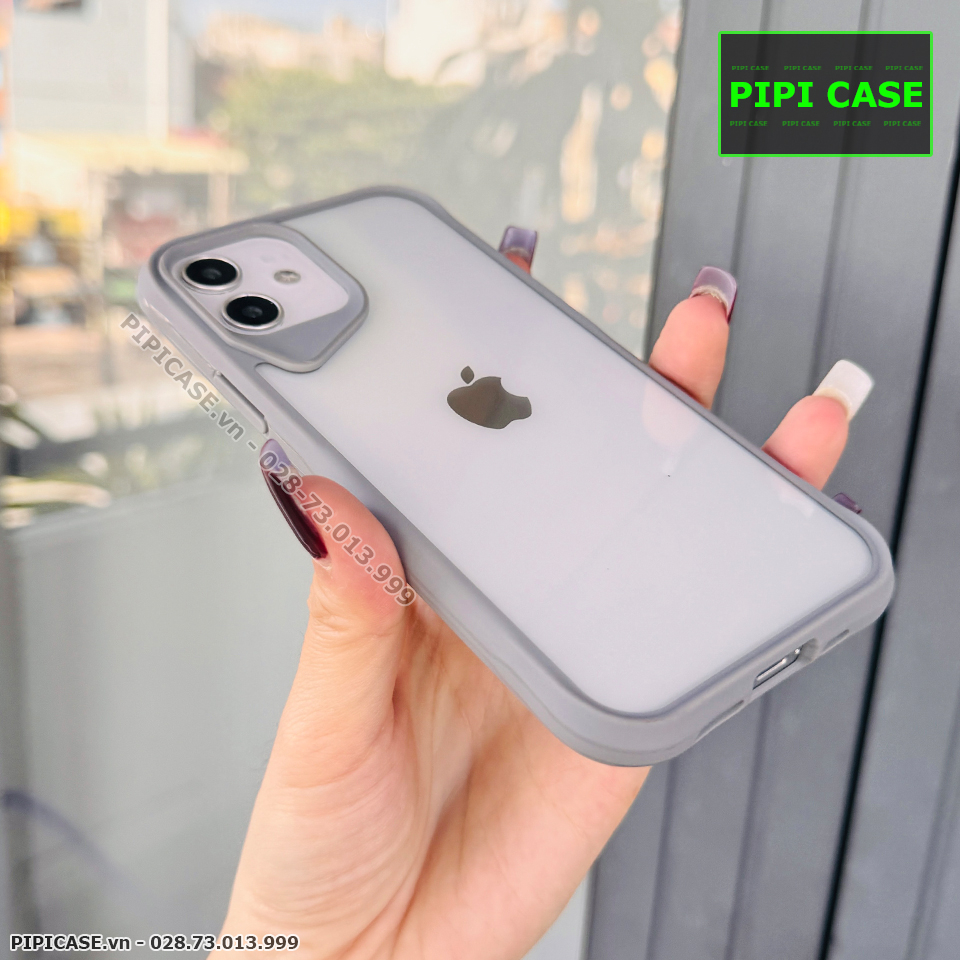 Ốp Lưng iPhone 12 - Gon - Xám